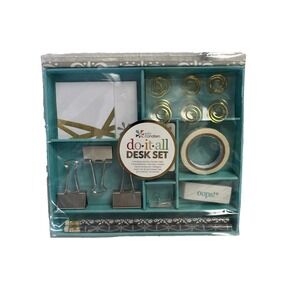 Erin Condren Do It All Desk Set Pencils Clips Note Eraser Coil Clip Accessories